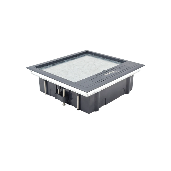 CAJA DE PISO PARA CUATRO MÓDULOS UNIVERSALES (SOCKET M4), PARA ALIMENTACIÓN ELÉCTRICA Y REDES DE DATOS (11000-43401) NO INCLUYE FACEPLATES-Cajas Superficiales-THORSMAN-Bsai Seguridad & Controles