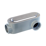 CAJA OVAL ROSCADA TIPO OLL DE 3/4" (19.05 MM) INCLUYE TAPA Y TORNILLOS.-Tuberia Metalica-RAWELT-Bsai Seguridad & Controles