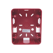 CAJA PARA MONTAJE DE SIRENA/ESTROBO, COLOR ROJO-Notificacion y Voceo-HOCHIKI-Bsai Seguridad & Controles