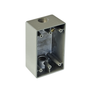 CAJA RECTANGULAR DE 1" ( 25.4 MM) TIPO RR, CON DOS BOCAS A PRUEBA DE INTEMPERIE.-Tuberia Metalica-RAWELT-Bsai Seguridad & Controles