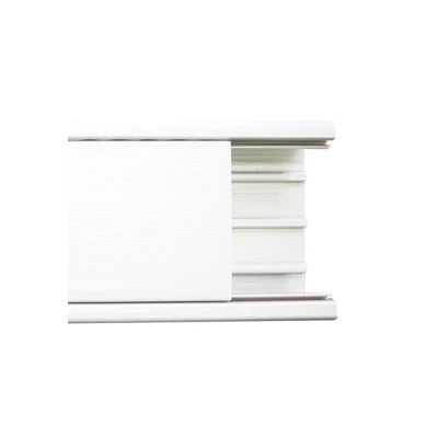 CANALETA CON TAPA EN COLOR BLANCO DE PVC AUTO EXTINGUIBLE 100 X 52 X 2500MM (5501-01250)-Canaletas-THORSMAN-Bsai Seguridad & Controles