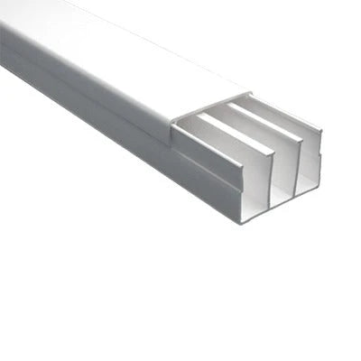 CANALETA SIN TROQUEL CON TAPA COLOR BLANCO DE PVC AUTO EXTINGUIBLE, 40 X 62 TRAMO 3.5M (6301-01251)-Canaletas-THORSMAN-Bsai Seguridad & Controles