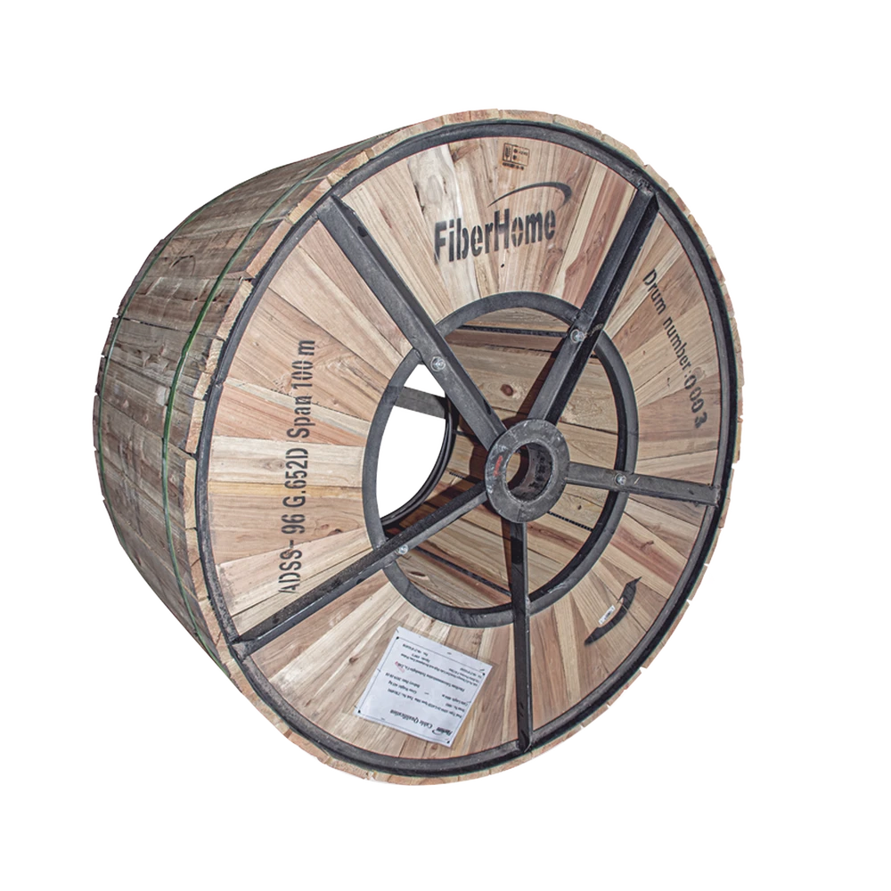 CARRETE DE 4 KM DE FIBRA OPTICA AÉREA (ADSS) G.652D, MONOMODO DE 96 HILOS, EXTERIOR, SPAN 100, LOOSE TUBE-Cable de Fibra Optica-LINKEDPRO BY FIBERHOME-Bsai Seguridad & Controles