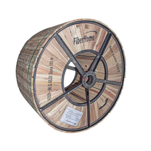 CARRETE DE 4 KM DE FIBRA OPTICA AÉREA (ADSS) G.652D, MONOMODO DE 96 HILOS, EXTERIOR, SPAN 100, LOOSE TUBE-Cable de Fibra Optica-LINKEDPRO BY FIBERHOME-Bsai Seguridad & Controles
