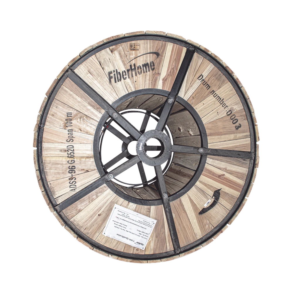 CARRETE DE 4 KM DE FIBRA OPTICA AÉREA (ADSS) G.652D, MONOMODO DE 96 HILOS, EXTERIOR, SPAN 100, LOOSE TUBE-Cable de Fibra Optica-LINKEDPRO BY FIBERHOME-Bsai Seguridad & Controles