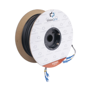 CARRETE DE FIBRA OPTICA MONOMODO CON CONECTORES SC-SC DUPLEX, REFORZADA CON KEVLAR, DE 100 METROS-Cable de Fibra Optica-LINKEDPRO BY EPCOM-Bsai Seguridad & Controles