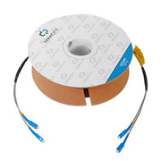 CARRETE DE FIBRA OPTICA MONOMODO CON CONECTORES SC-SC DUPLEX, REFORZADA CON KEVLAR, DE 50 METROS-Cable de Fibra Optica-LINKEDPRO BY EPCOM-Bsai Seguridad & Controles