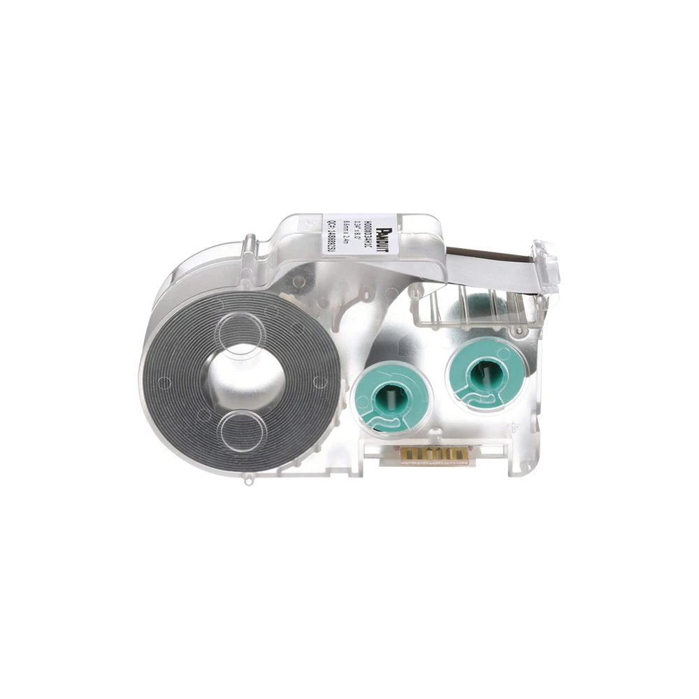 CASETE DE ETIQUETAS DE VINILO, CINTA CONTINUA, COLOR NEGRO SOBRE BLANCO, 9.65 MM X 7.6 METROS-Herramientas-PANDUIT-Bsai Seguridad & Controles