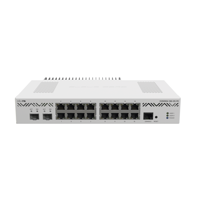 CCR2004-16G-2S+PC -- MIKROTIK -- al mejor precio $ 10993.10 -- 43222609,Balanceadores,Firewalls,Networking,radiocomunicacion bsai,Redes y Audio-Video,Routers