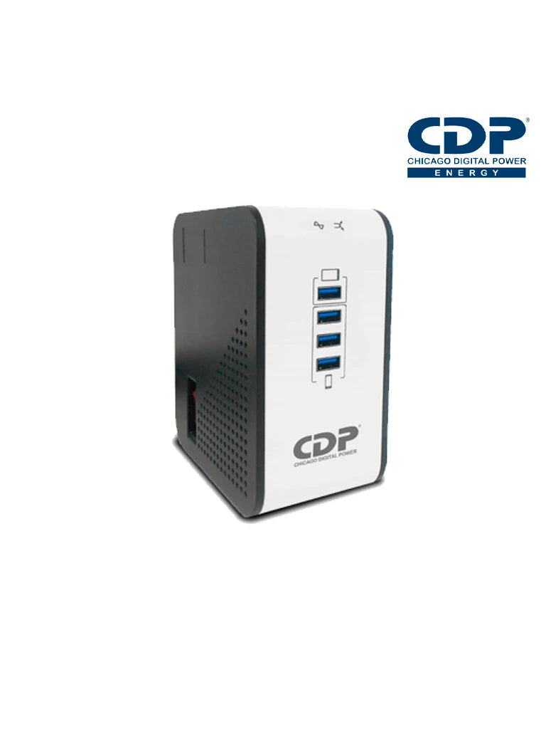 CDP R2CU-AVR 1008 - REGULADOR DE VOLTAJE DE ESCRITORIO NEMA 5-15-Reguladores y UPS-CHICAGO DIGITAL POWER-Bsai Seguridad & Controles