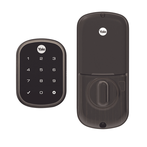 CERRADURA AUTÓNOMA ASSURE YRD256, COLOR BRONCE, TECLADO DISCRETO, PIN, POSIBLE INTEGRACIÓN CON ZWAVE Y APERTURA POR SMARTPHONE-Automatizacion - Casa Inteligente-YALE-ASSA ABLOY-Bsai Seguridad & Controles