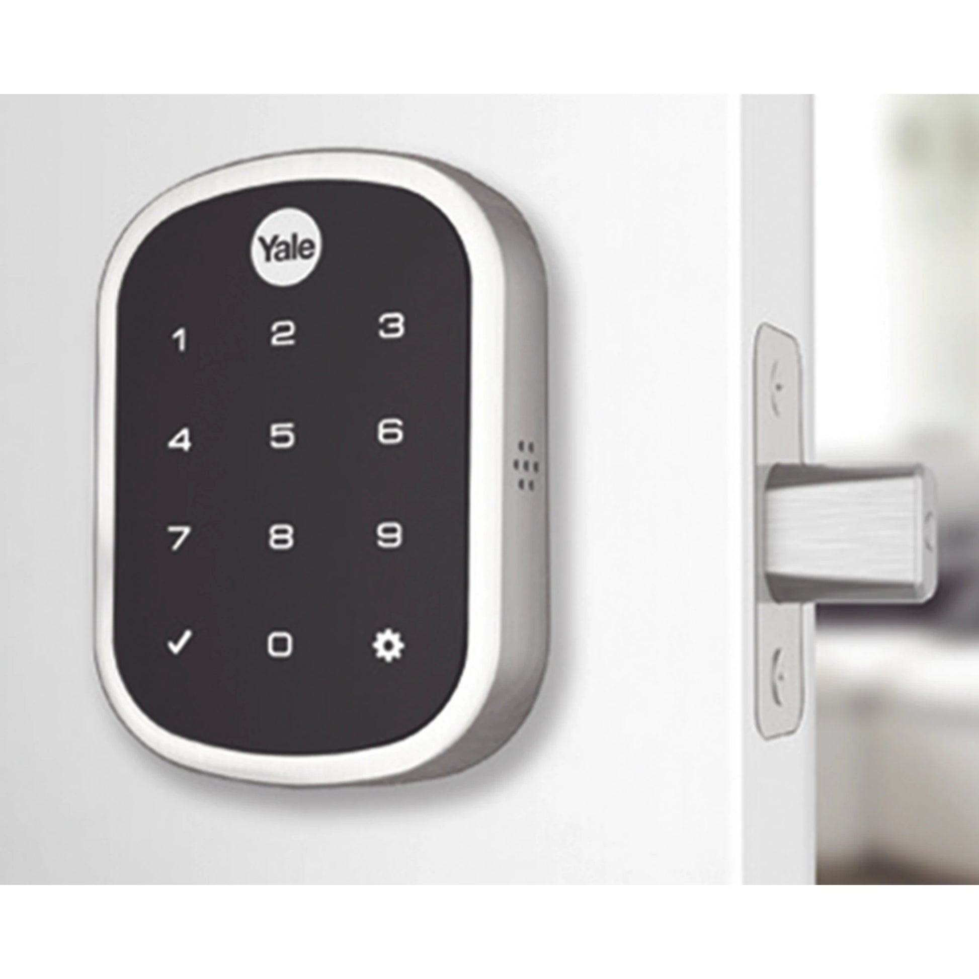CERRADURA AUTÓNOMA ASSURE YRD256, NIQUEL SATINADO, TECLADO DISCRETO AL FRENTE, PIN, POSIBLE INTEGRACIÓN CON ZWAVE Y APERTURA POR SMARTPHONE-Automatizacion - Casa Inteligente-YALE-ASSA ABLOY-Bsai Seguridad & Controles
