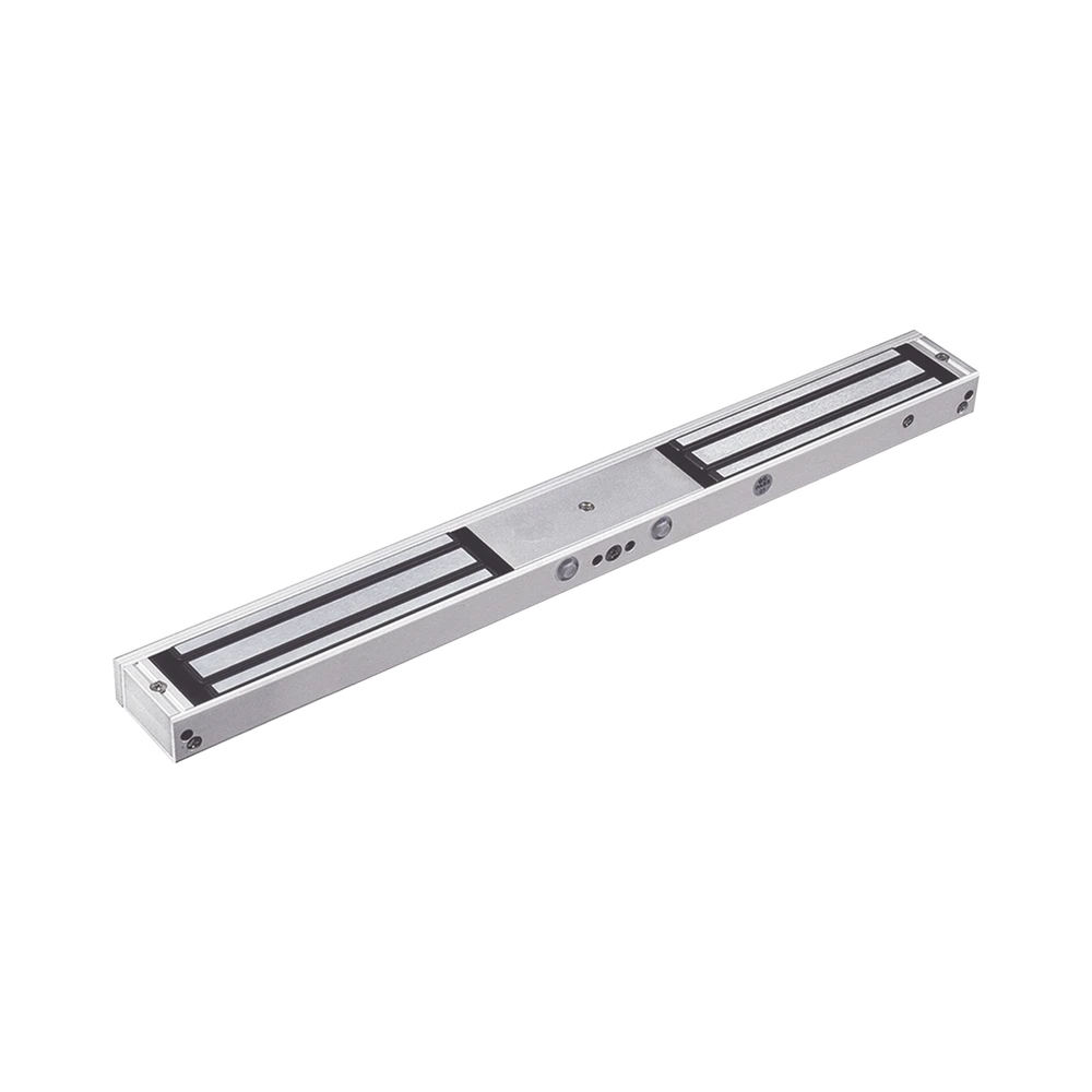 CHAPA MAGNÉTICA DOBLE PARA APLICACIÓN EN PUERTAS DE DOBLE HOJA. 1200 LBS(X 2). LED INDICADOR ULTRABRILLANTE-Chapas Magnéticas-ACCESSPRO-Bsai Seguridad & Controles