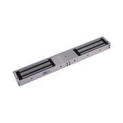 CHAPA MAGNÉTICA PARA DOBLE PUERTA DE MADERA, METAL Y VIDRIO / PUERTA ANTIFUEGO / SOPORTA 1200 LBS (500 KG) / INDICADOR LED-Chapas Magnéticas-HIKVISION-Bsai Seguridad & Controles