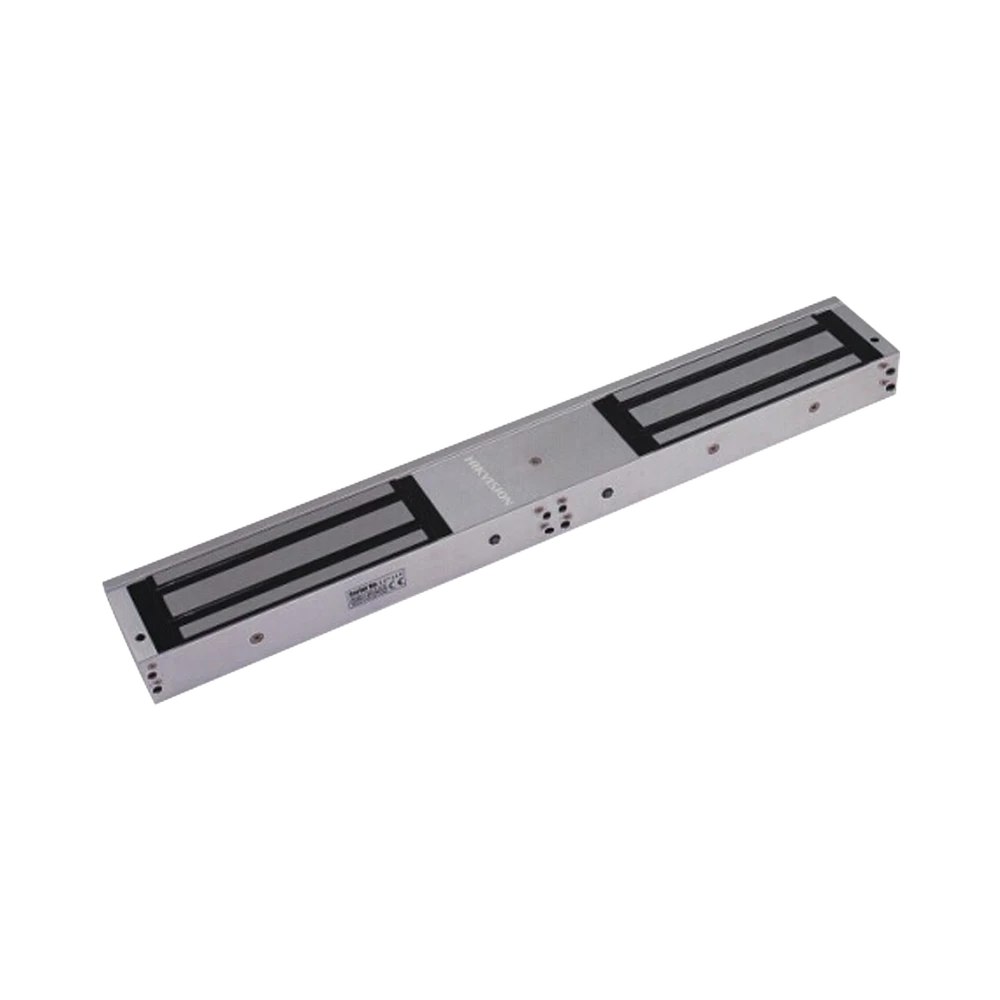 CHAPA MAGNÉTICA PARA DOBLE PUERTA DE MADERA, METAL Y VIDRIO / PUERTA ANTIFUEGO / SOPORTA 1200 LBS (500 KG) / INDICADOR LED-Chapas Magnéticas-HIKVISION-Bsai Seguridad & Controles