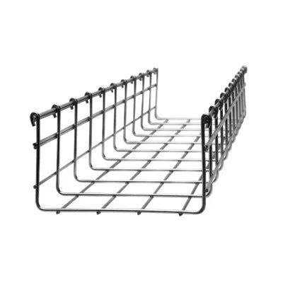 CHAROLA TIPO MALLA 116/200 MM, CON ACABADO ELECTRO ZINC, HASTA 369 CABLES CAT6 TRAMO 3 M-Charolas Tipo Malla-CHAROFIL-Bsai Seguridad & Controles