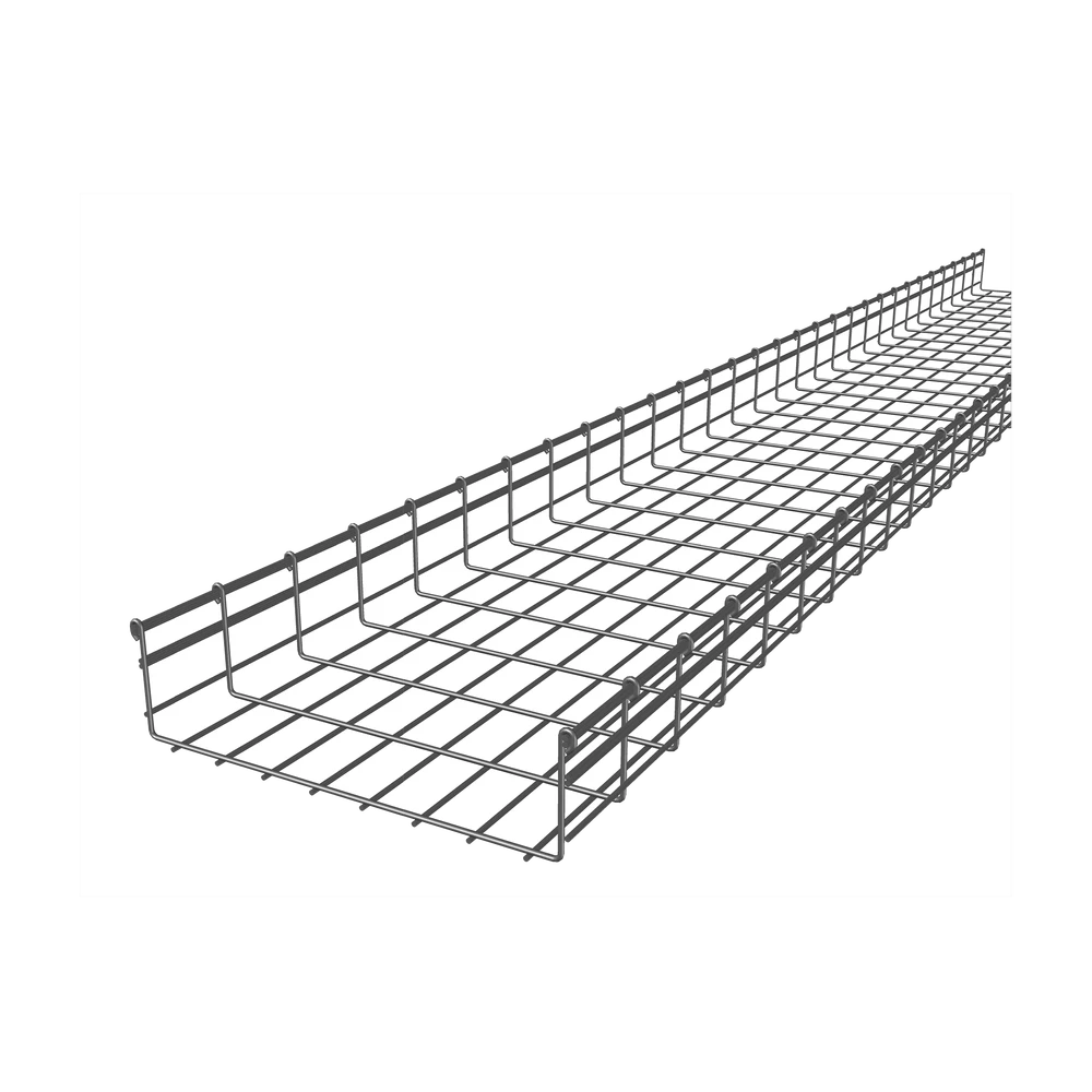 CHAROLA TIPO MALLA 116/400 MM, CON ACABADO ELECTRO ZINC, HASTA 738 CABLES CAT6, TRAMO 3 M-Charolas Tipo Malla-CHAROFIL-Bsai Seguridad & Controles