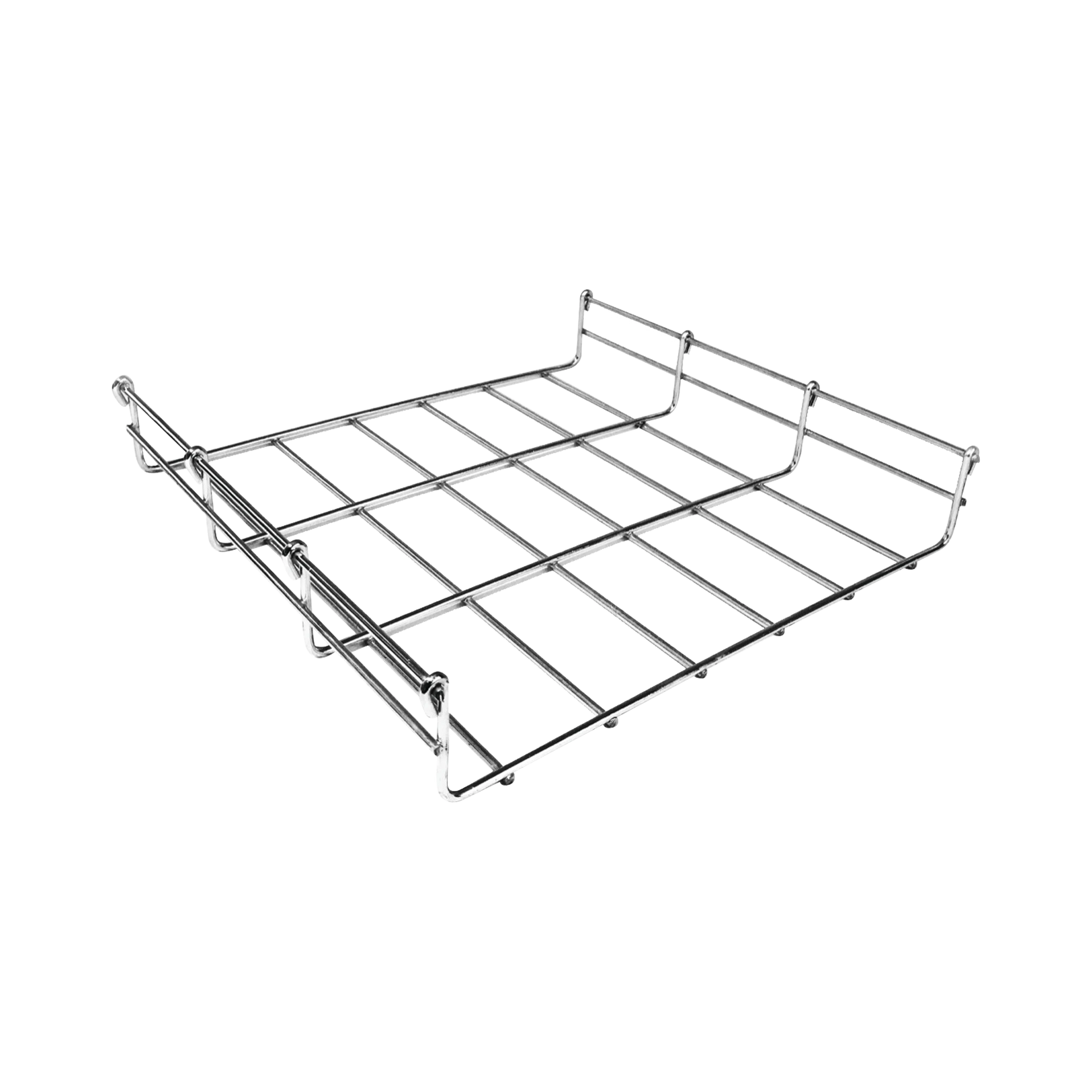 CHAROLA VERSIÓN LIGHT MALLAFILS 54/300 MM, CON ACABADO ELECTRO ZINC, TRAMO 3 M-Charolas Tipo Malla-CHAROFIL-Bsai Seguridad & Controles