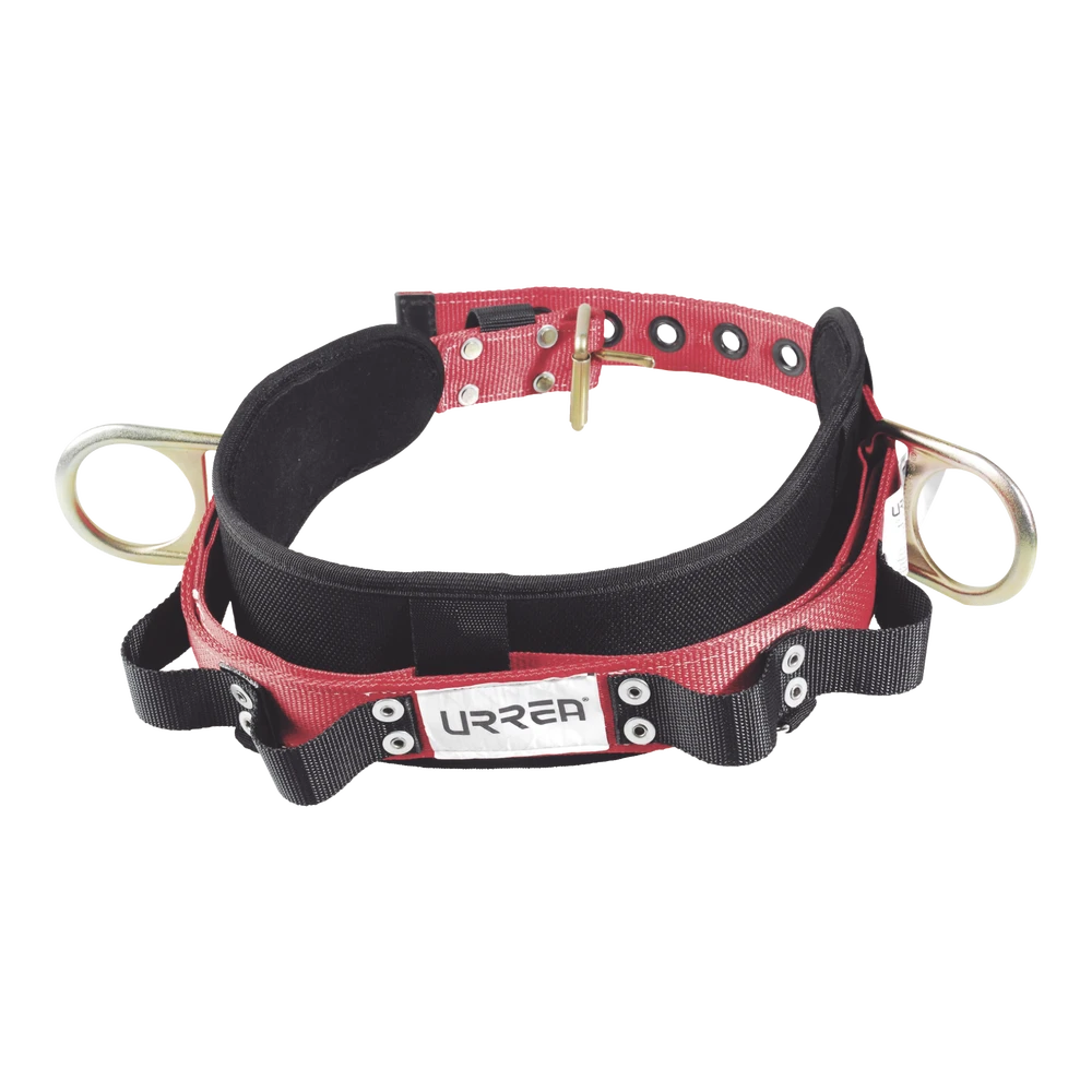 CINTURÓN PARA LINIERO, TALLA 40, CON BANDAS PARA PORTA HERRAMIENTAS Y DOS ANILLOS TIPO D-Herramientas-URREA-Bsai Seguridad & Controles