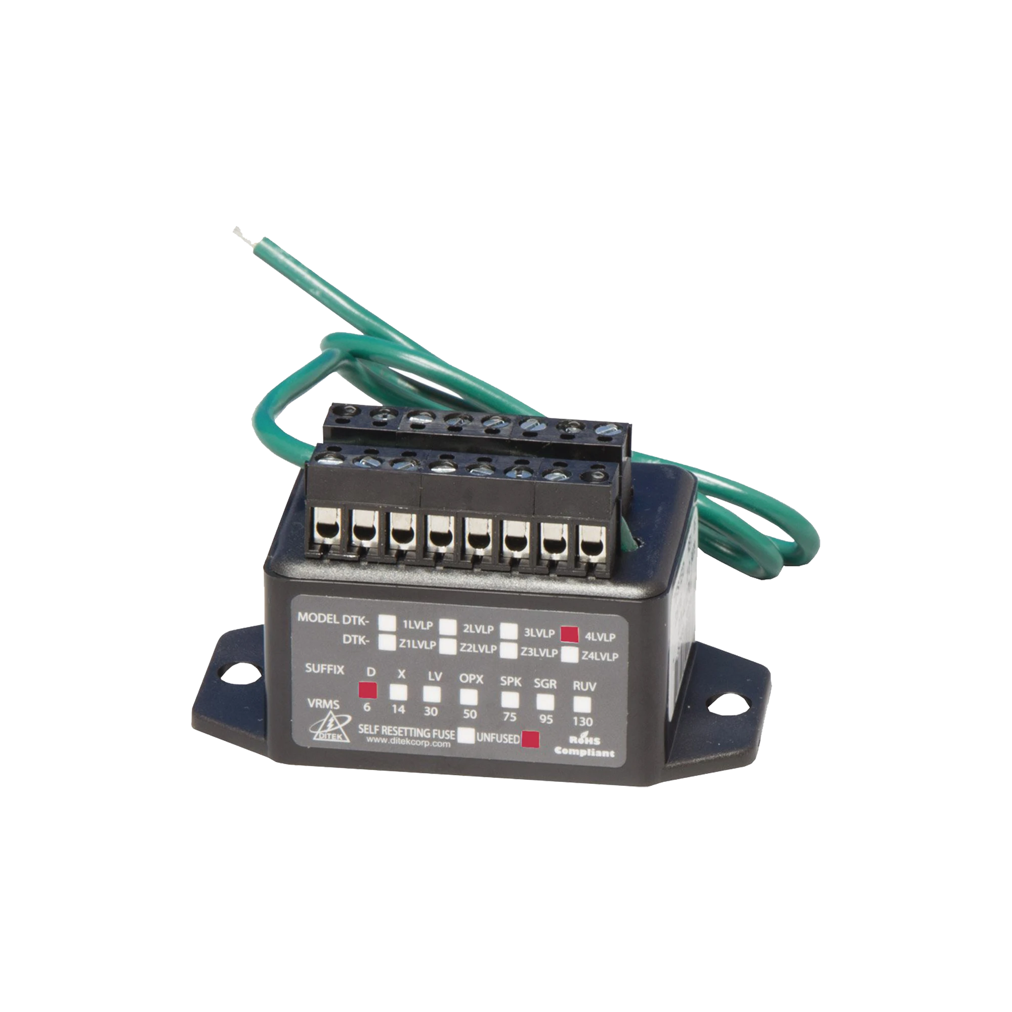 CIRCUITO DE PROTECCIÓN PARA VOZ, DATOS Y SEÑALIZACION.-Protección contra Descargas-DITEK-Bsai Seguridad & Controles