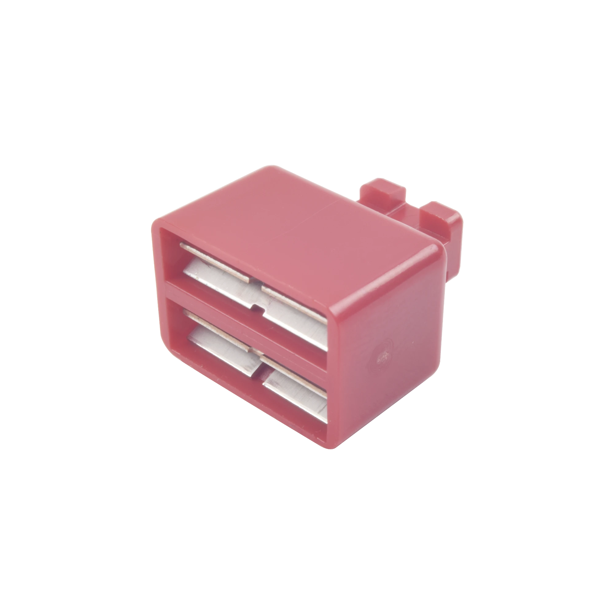 CLIP DE PUENTE, PARA USO CON REGLETAS S66 DE SIEMON, DE 1 PAR, COLOR ROJO-Jacks / Plugs-SIEMON-Bsai Seguridad & Controles