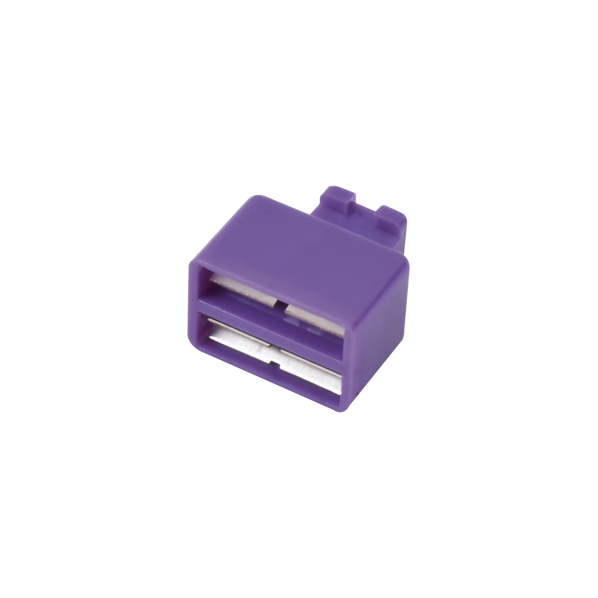 CLIP DE PUENTE, PARA USO CON REGLETAS S66, DE 1 PAR, COLOR VIOLETA-Jacks / Plugs-SIEMON-Bsai Seguridad & Controles