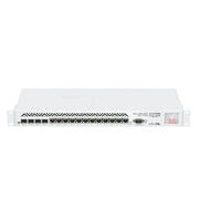 CLOUD CORE ROUTER, CPU 36 NÚCLEOS, THROUGPUT 16GBPS / 24MPPS, 12 PUERTOS GIGABIT ETHERNET, 4 PUERTOS SFP Y 4 GB DE MEMORIA, IDEAL PARA IPSEC-Routers-Firewalls-Balanceadores-MIKROTIK-Bsai Seguridad & Controles