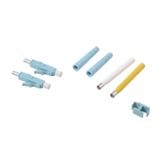 CONECTOR DE FIBRA OPTICA LC DUPLEX, EPOXICO, FIBRA RECUBIERTA, MULTIMODO, COLOR AQUA-Conectores-SIEMON-Bsai Seguridad & Controles