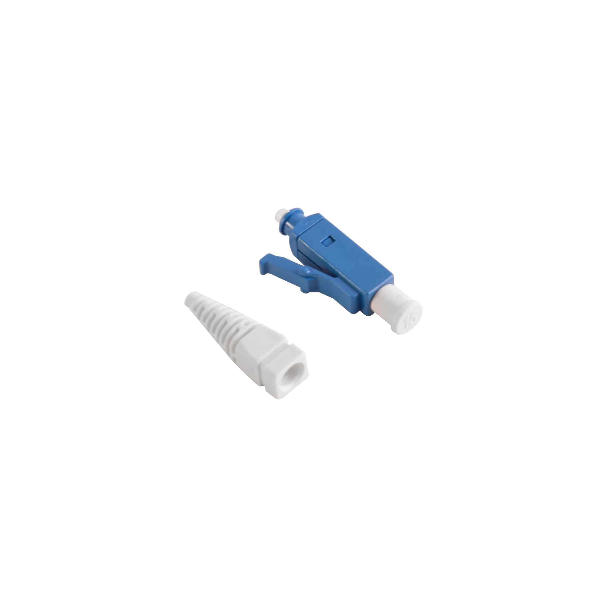 CONECTOR DE FIBRA OPTICA LC SIMPLEX, PARA INSTALACION EN CAMPO, MONOMODO, FIBRA RECUBIERTA, COLOR AZUL-Conectores-SIEMON-Bsai Seguridad & Controles