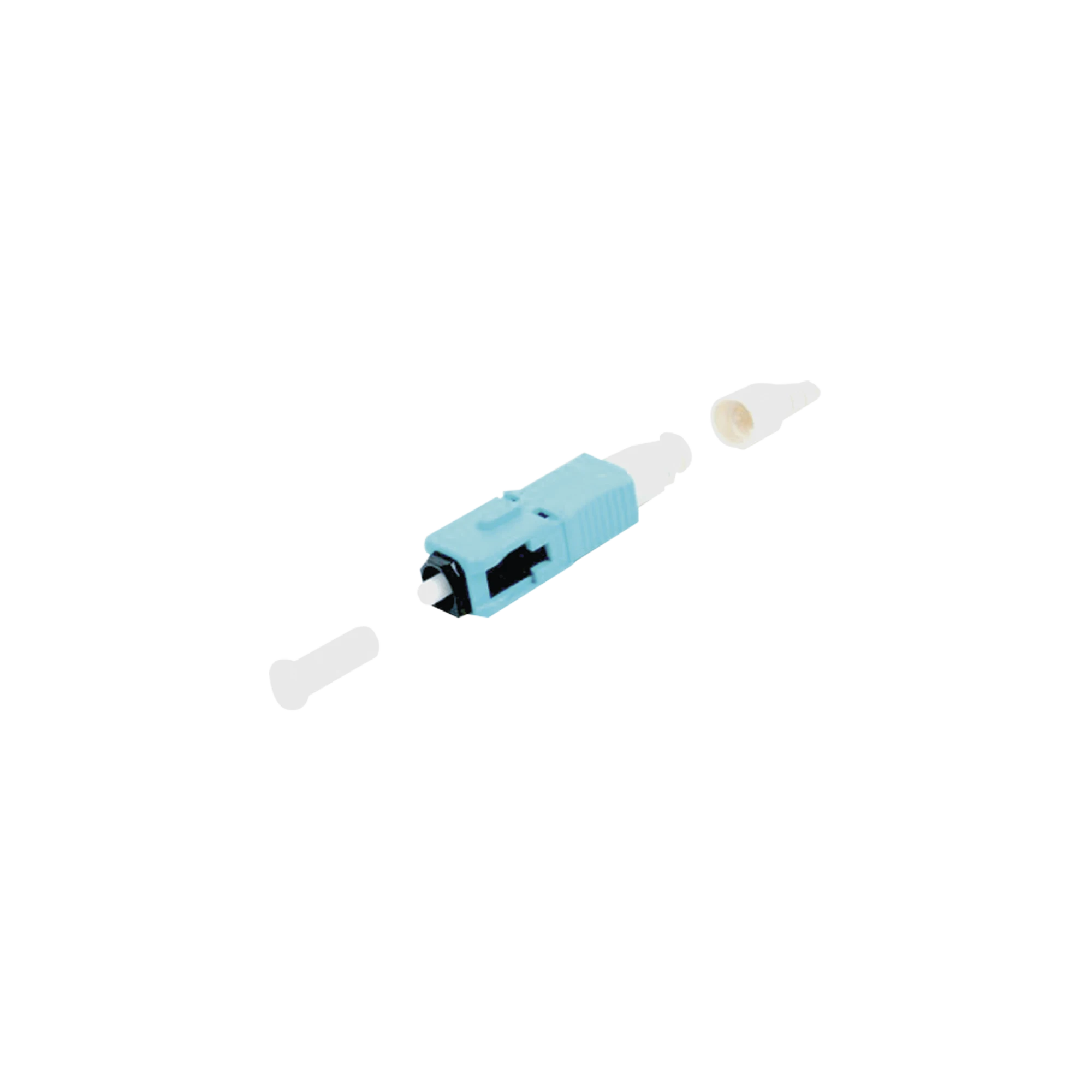 CONECTOR DE FIBRA OPTICA PRE-PULIDO LIGHTBOW SC SIMPLEX, MULTIMODO 50/125 (OM3/OM4), RE-TERMINABLE, COLOR AQUA-Conectores-SIEMON-Bsai Seguridad & Controles