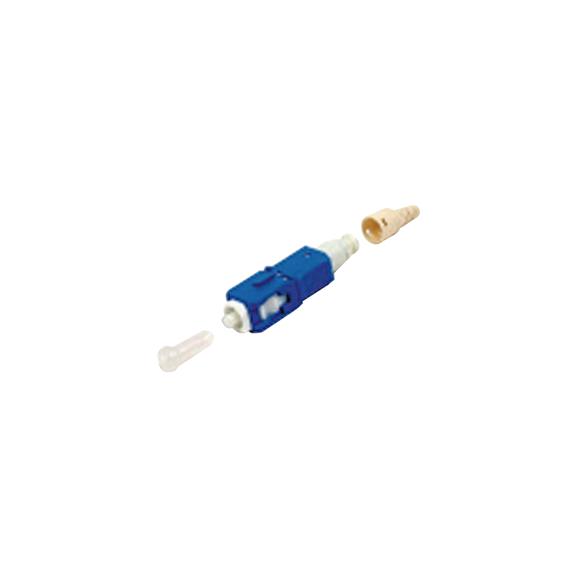 CONECTOR DE FIBRA OPTICA PRE-PULIDO LIGHTBOW SC/UPC SIMPLEX, MONOMODO OS1/OS2, RE-TERMINABLE, COLOR AZUL-Conectores-SIEMON-Bsai Seguridad & Controles