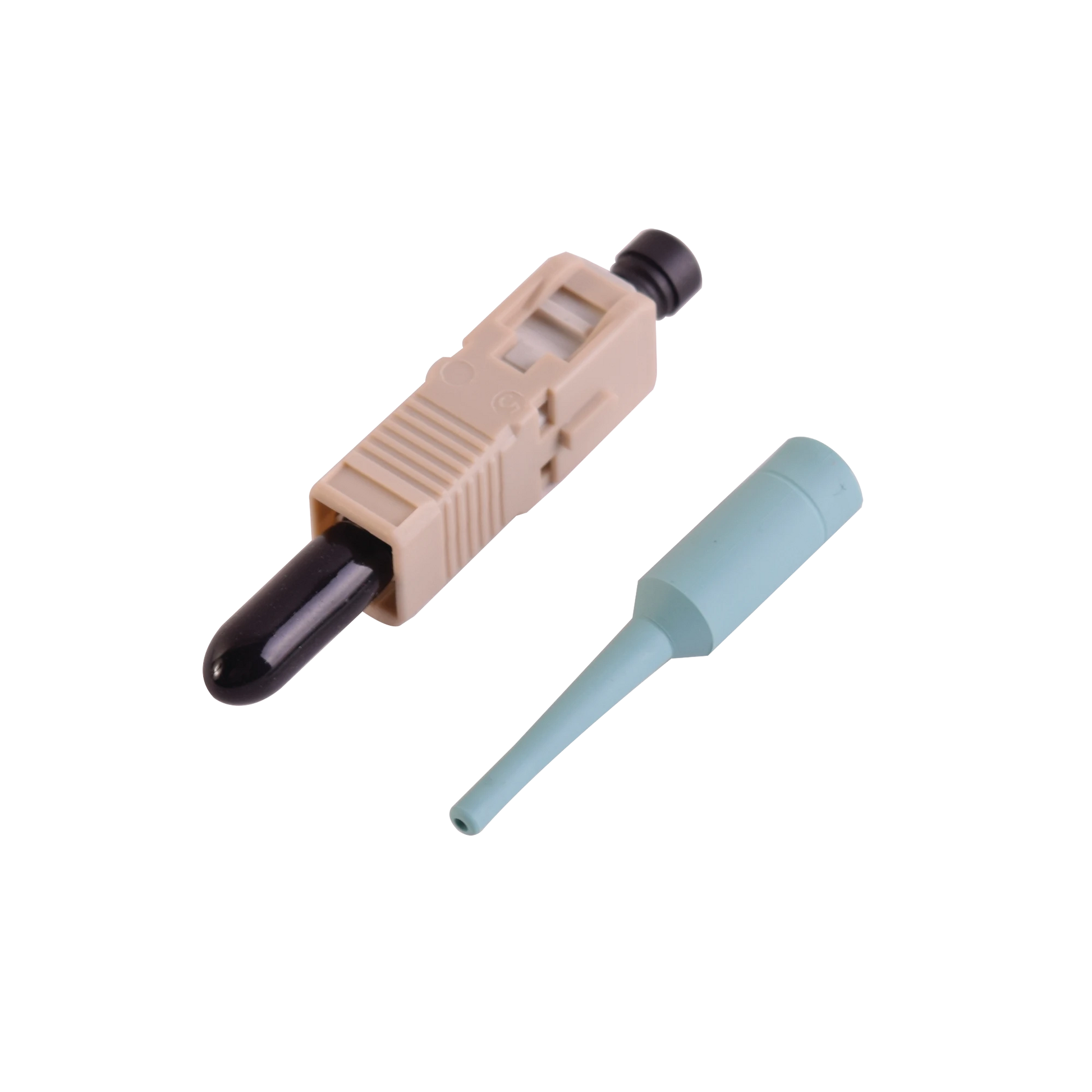 CONECTOR DE FIBRA OPTICA PRE-PULIDO XLR8 SC SIMPLEX, MULTIMODO 50/125 (OM3/OM4), OPTIMIZADO PARA LASER, COLOR AQUA-Conectores-SIEMON-Bsai Seguridad & Controles