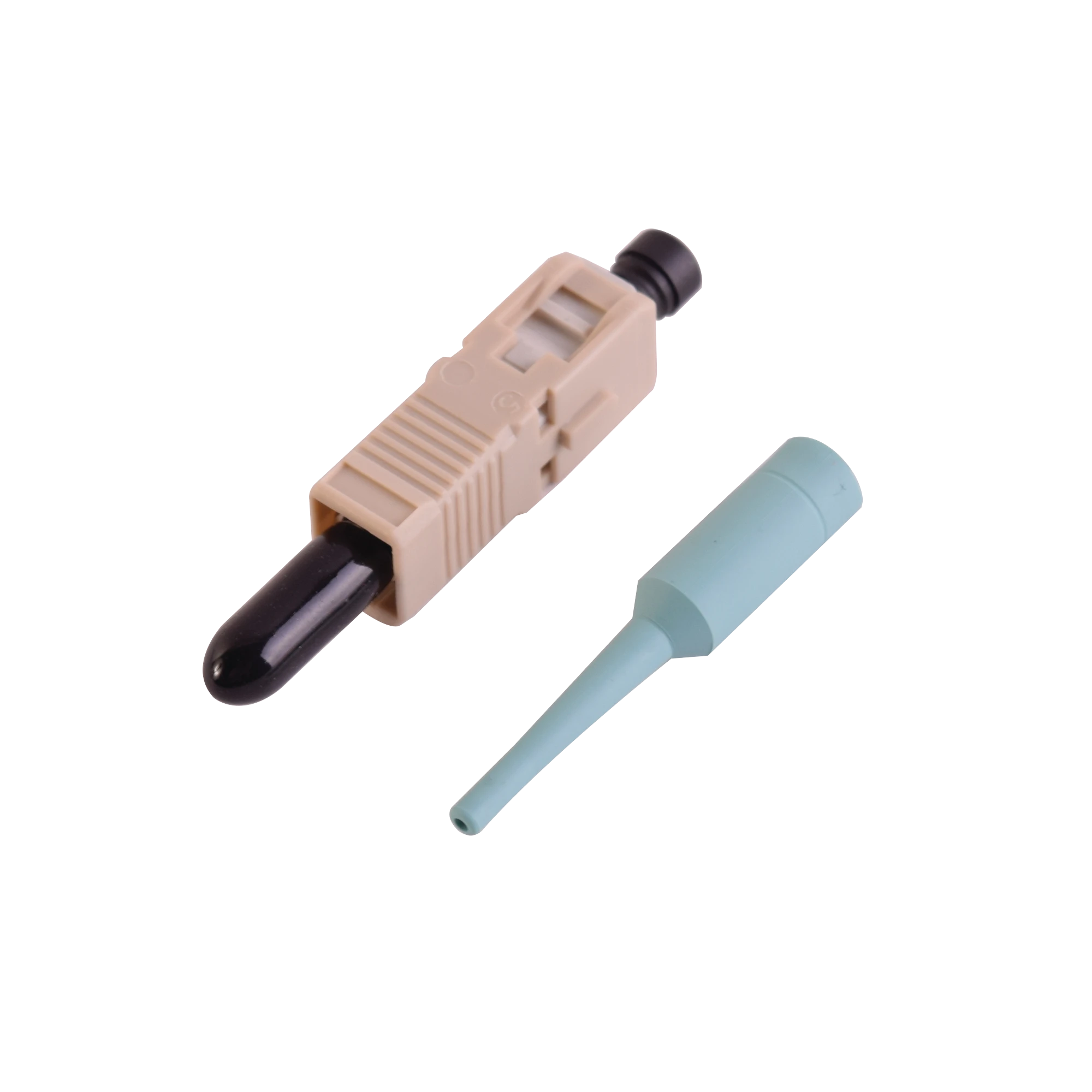 CONECTOR DE FIBRA OPTICA PRE-PULIDO XLR8 SC SIMPLEX, MULTIMODO 50/125 (OM3/OM4), OPTIMIZADO PARA LASER, COLOR AQUA-Conectores-SIEMON-Bsai Seguridad & Controles
