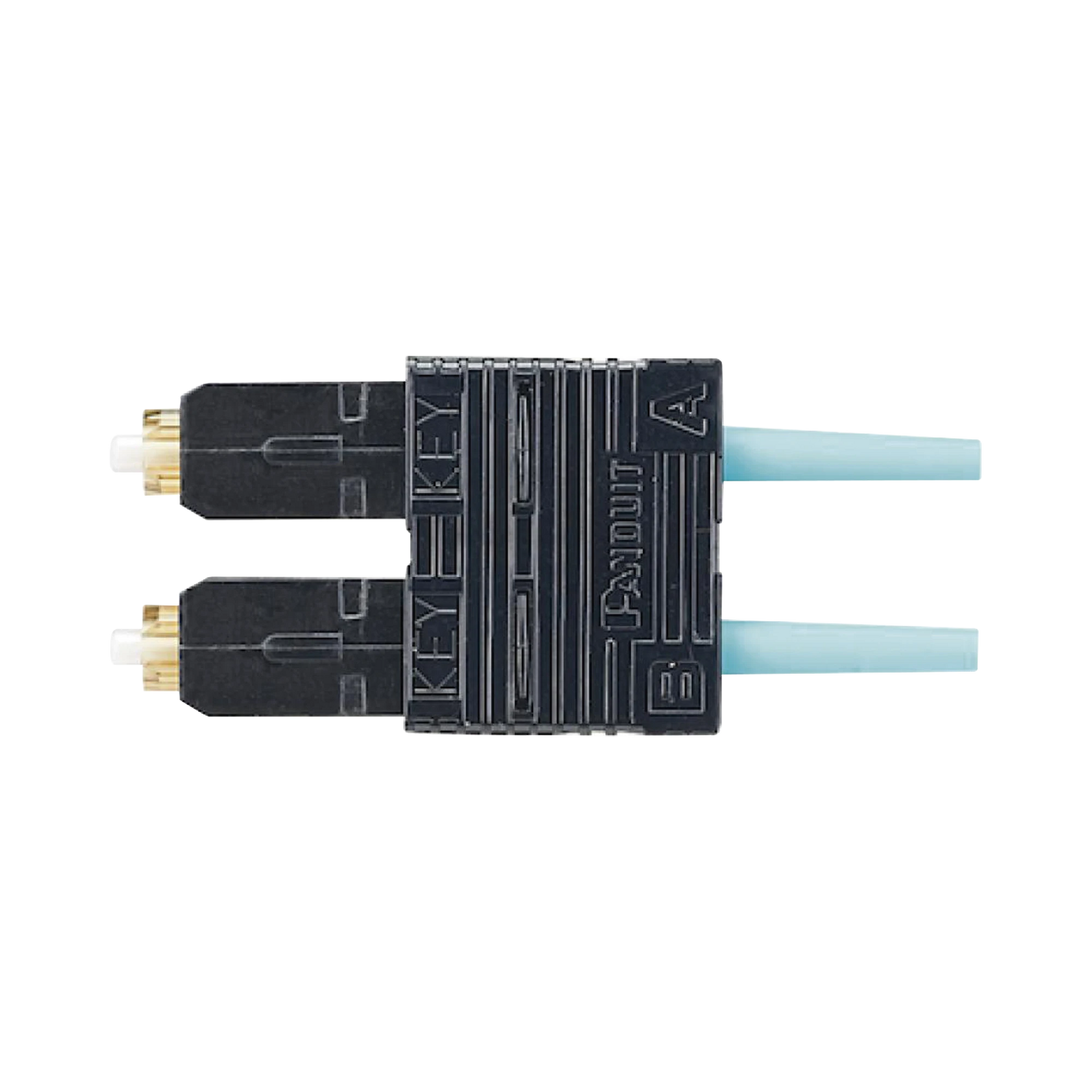CONECTOR DE FIBRA OPTICA SC DUPLEX OPTICAM, MULTIMODO 50/125 OM3/OM4, PRE-PULIDO, COLOR AQUA-Conectores-PANDUIT-Bsai Seguridad & Controles