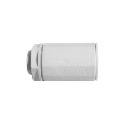 CONECTOR DE TUBERÍA RÍGIDA A CAJA (RACOR), PVC AUTO-EXTINGUIBLE, DE 16 MM (5/8")-Tuberia PVC / Registros PVC-GEWISS-Bsai Seguridad & Controles