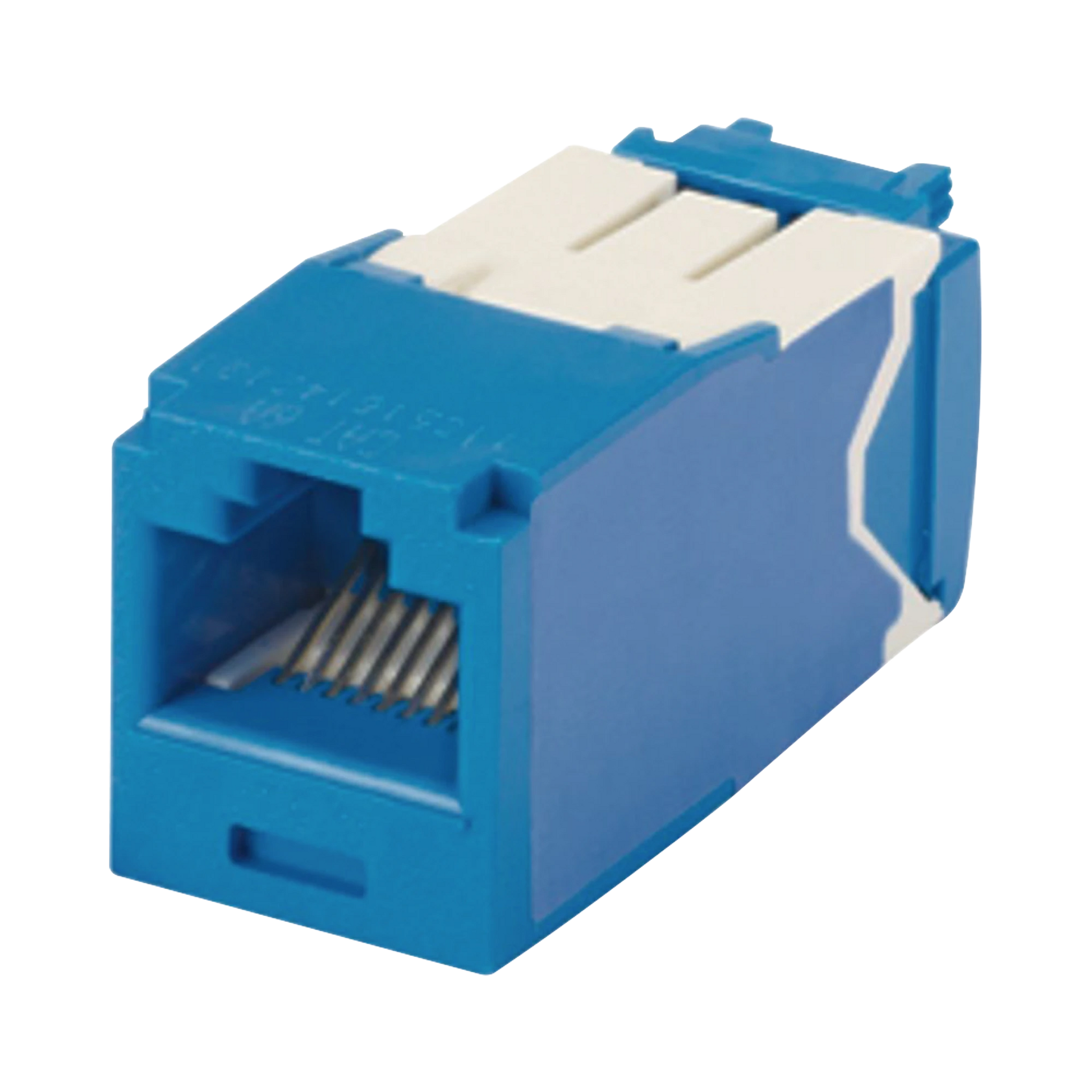 CONECTOR JACK RJ45 ESTILO TG, MINI-COM, CATEGORÍA 6A, DE 8 POSICIONES Y 8 CABLES, COLOR AZUL-Jacks / Plugs-PANDUIT-Bsai Seguridad & Controles