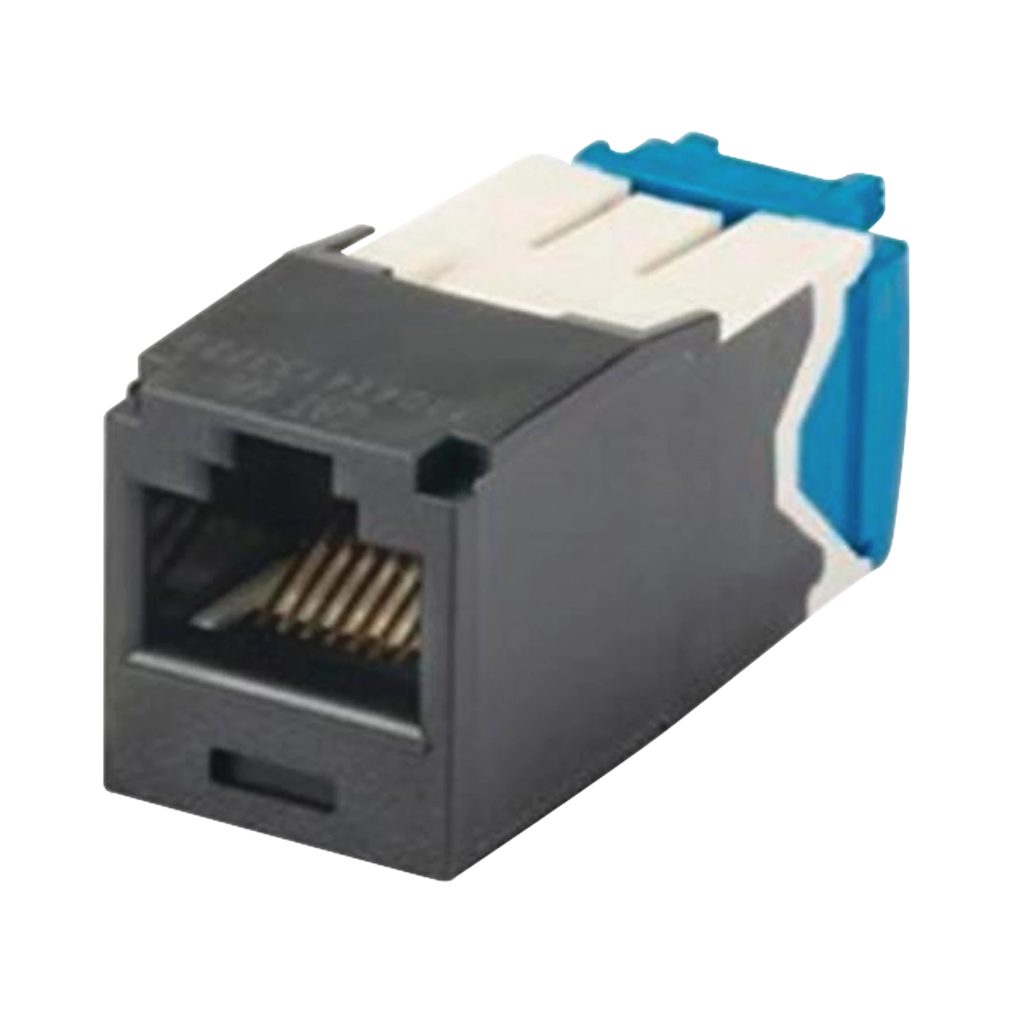 CONECTOR JACK RJ45 ESTILO TG, MINI-COM, CATEGORÍA 6A, DE 8 POSICIONES Y 8 CABLES, COLOR NEGRO-Jacks / Plugs-PANDUIT-Bsai Seguridad & Controles