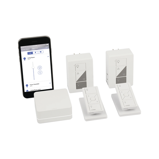 CONTROL DE ILUMINACIÓN, KIT HUB CONTROLADOR, ATENUADORES, CONTROLES REMOTOS Y BASES DE MESA-Automatizacion - Casa Inteligente-LUTRON ELECTRONICS-Bsai Seguridad & Controles