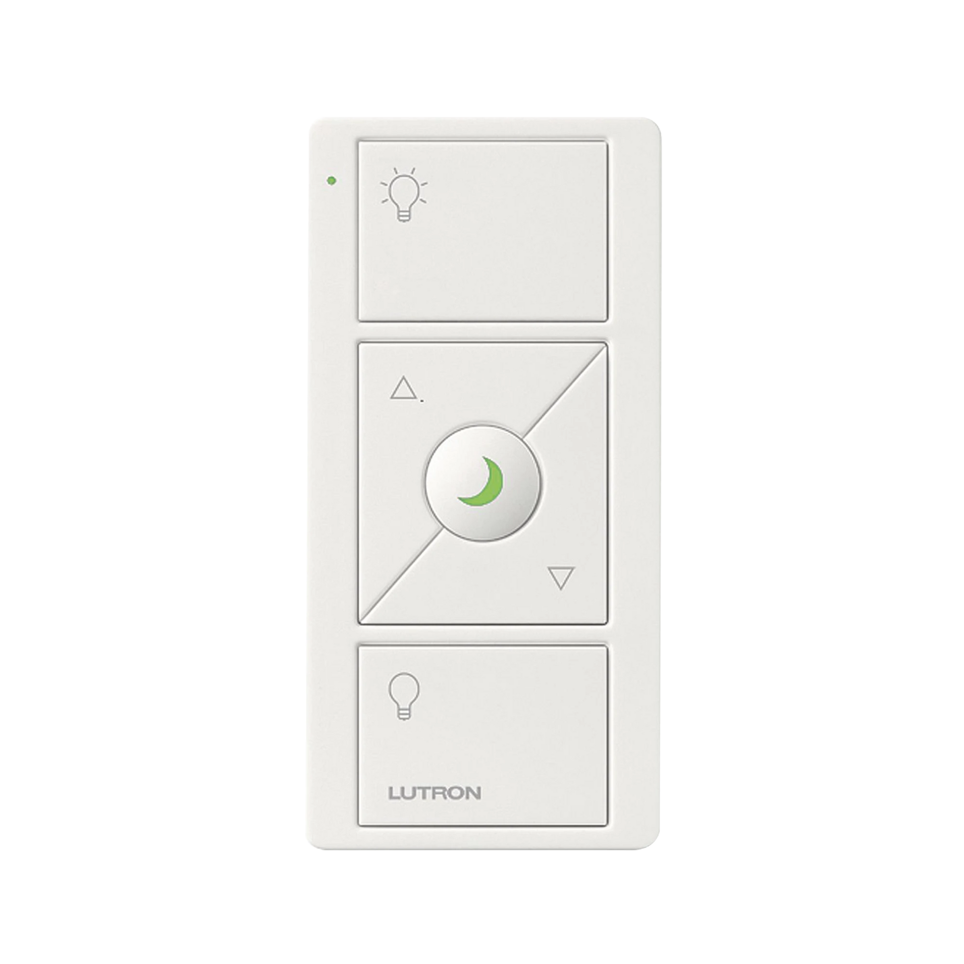 CONTROL REMOTO INALAMBRICO CON 3 BOTONES SUBIR/BAJAR, ENCENDER, APAGAR, NIGHTLIGHT COLOR BLANCO-Automatizacion - Casa Inteligente-LUTRON ELECTRONICS-Bsai Seguridad & Controles