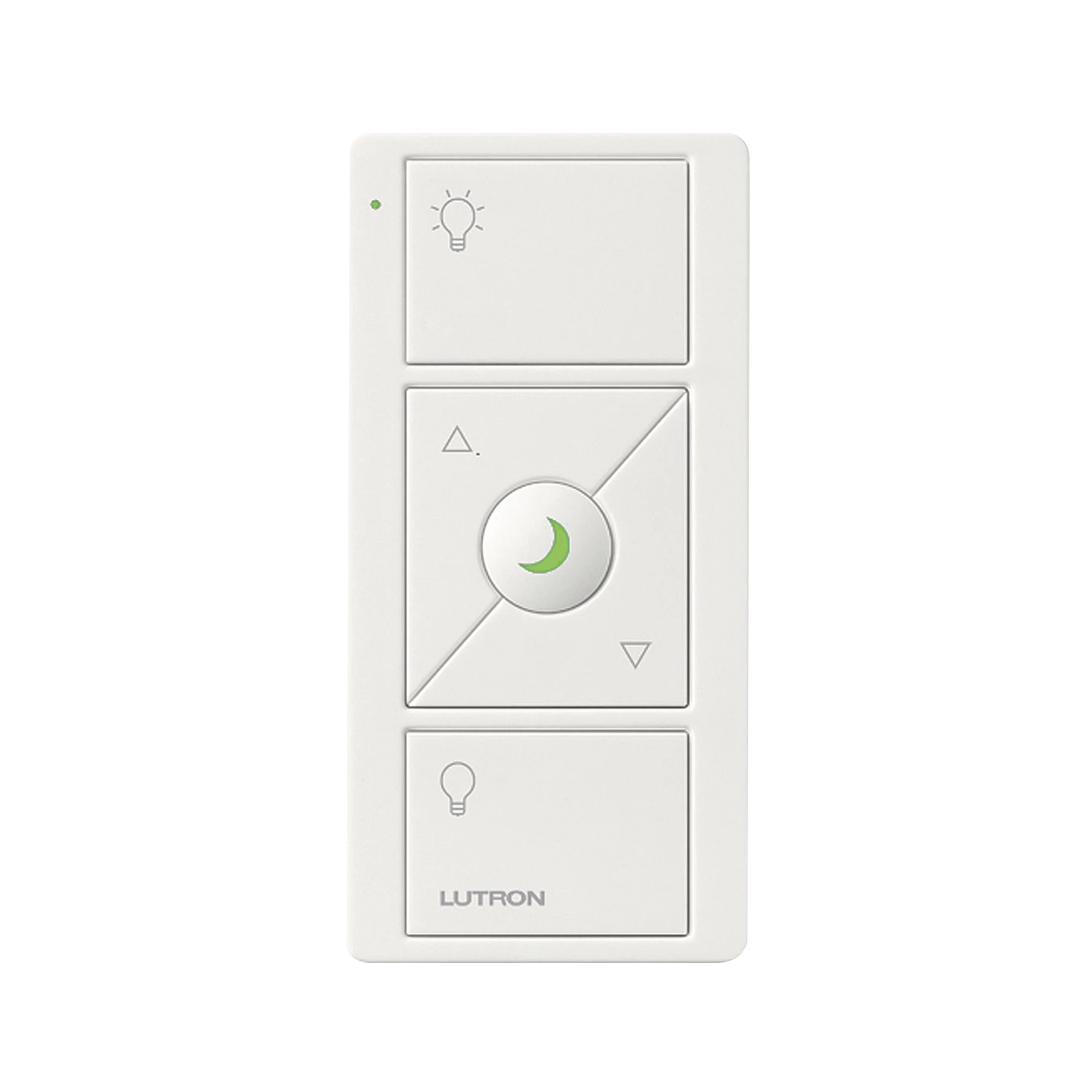 CONTROL REMOTO INALAMBRICO CON 3 BOTONES SUBIR/BAJAR, ENCENDER, APAGAR, NIGHTLIGHT COLOR BLANCO-Automatizacion - Casa Inteligente-LUTRON ELECTRONICS-Bsai Seguridad & Controles