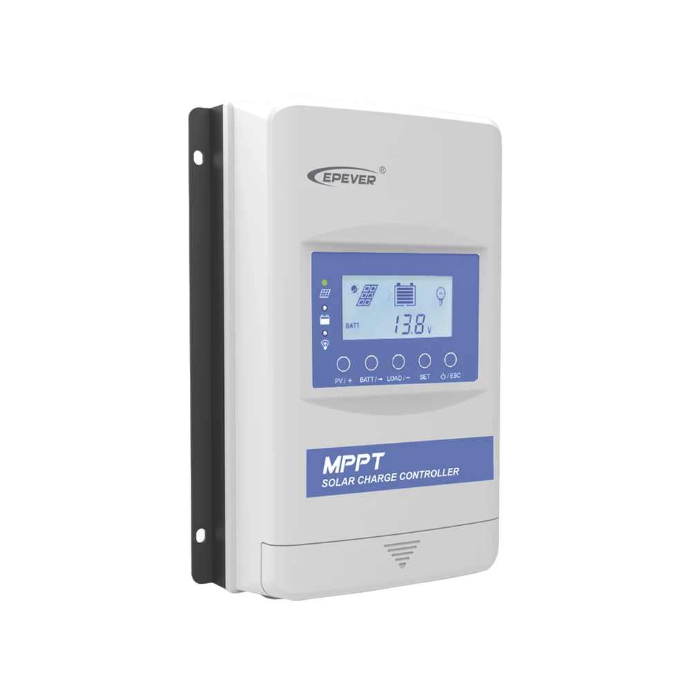 CONTROLADOR SOLAR MPPT 40A 12/24V, MÁXIMO VOLTAJE DE CIRCUITO ABIERTO VOC 100VCD, CONFIGURABLE PARA BATERÍAS DE LITIO-Controladores de Carga-EPEVER-Bsai Seguridad & Controles