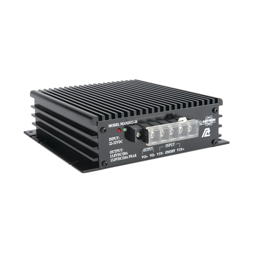CONVERTIDOR DC- DC (22-32 V A 13.8 VCD, 20 AMP.)-Inversores y Convertidores-ASTRON-Bsai Seguridad & Controles