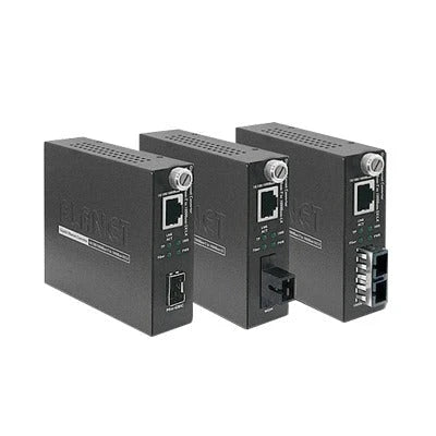 CONVERTIDOR DE MEDIOS 10/100/1000BASE-T A 1000BASE-SX (SC) 220M/550M-Convertidores de Medios-PLANET-Bsai Seguridad & Controles