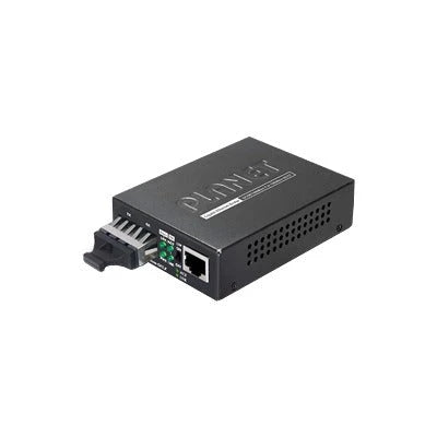 CONVERTIDOR DE MEDIOS 1000 MBPS UTP/FIBRA ÓPTICA MONO-MODO HASTA 10 KM, CONECTOR SC-Convertidores de Medios-PLANET-Bsai Seguridad & Controles