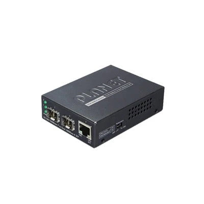 CONVERTIDOR DE MEDIOS 1000BASE-T A DUAL 1000BASE-X SFP-Convertidores de Medios-PLANET-Bsai Seguridad & Controles
