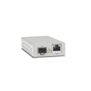 CONVERTIDOR DE MEDIOS GIGABIT ETHERNET A FIBRA ÓPTICA CON PUERTO SFP (LA DISTANCIA Y TIPO DE FIBRA ÓPTICA DEPENDE DEL TRANSCEPTOR), CON FUENTE DE ALIMENTACIÓN MULTI-REGION-Convertidores de Medios-ALLIED TELESIS-Bsai Seguridad & Controles