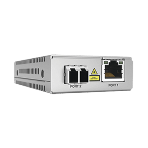 CONVERTIDOR DE MEDIOS GIGABIT ETHERNET A FIBRA ÓPTICA, CONECTOR LC, MULTIMODO (MMF), DISTANCIA DE 220 HASTA 500 M, CON FUENTE DE ALIMENTACIÓN MULTI-REGION-Convertidores de Medios-ALLIED TELESIS-Bsai Seguridad & Controles