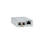 CONVERTIDOR DE MEDIOS GIGABIT ETHERNET A FIBRA ÓPTICA, CONECTOR SC, MONOMODO (SMF), VERSIÓN TAA (TRADE AGREEMENT ACT), 10 KM-Convertidores de Medios-ALLIED TELESIS-Bsai Seguridad & Controles