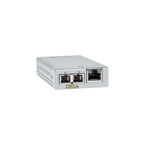 CONVERTIDOR DE MEDIOS GIGABIT ETHERNET A FIBRA ÓPTICA, CONECTOR SC, MONOMODO (SMF), VERSIÓN TAA (TRADE AGREEMENT ACT), 10 KM-Convertidores de Medios-ALLIED TELESIS-Bsai Seguridad & Controles
