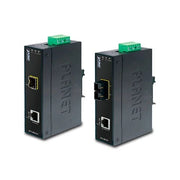 CONVERTIDOR DE MEDIOS INDUSTRIAL 10/100BASE-TX A 100BASE-FX INTERFAZ SC-Industrial-PLANET-Bsai Seguridad & Controles